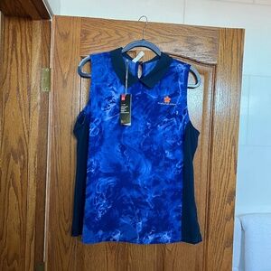 Under Armour Mauna Kea Ladies sleeveless Golf Polo size XL